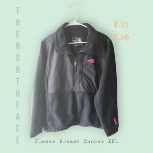 The North Face Women's Denali Jacket XXL TNF Black w/pink * C15-16